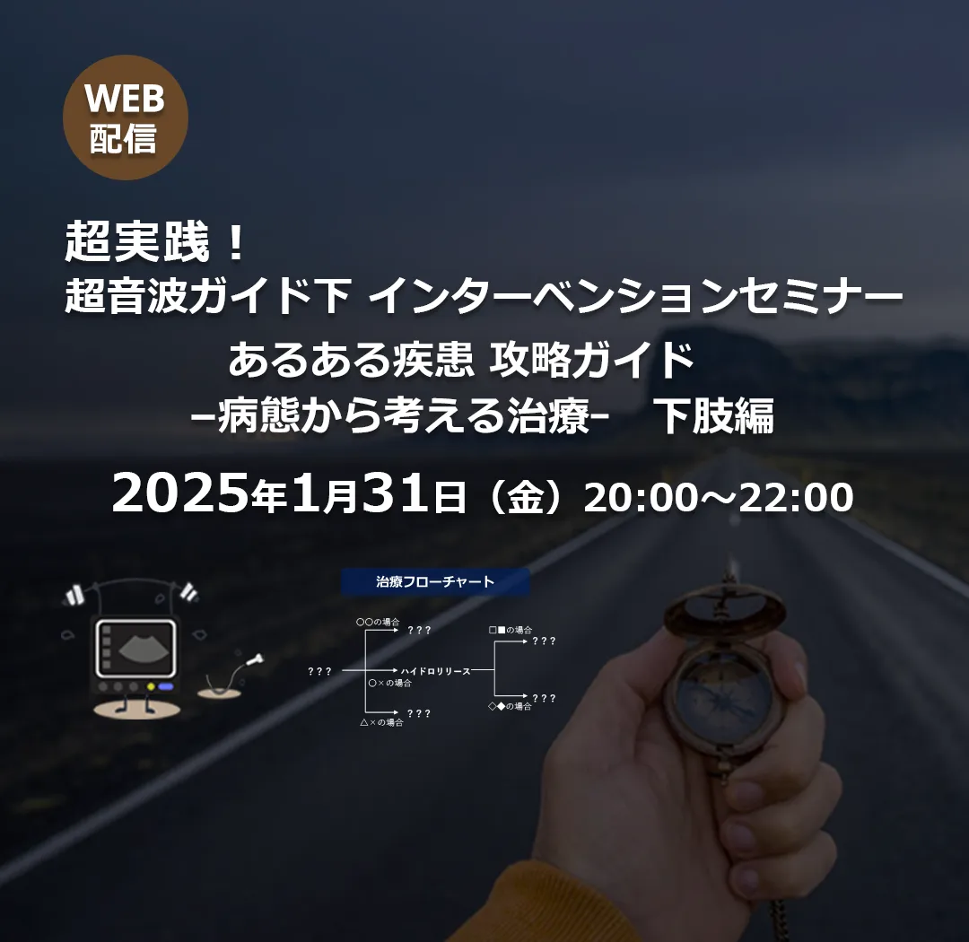 超実践！超音波ガイド下インターベンションセミナー　あるある疾患 攻略ガイド　–病態から考える治療ｰ　下肢編